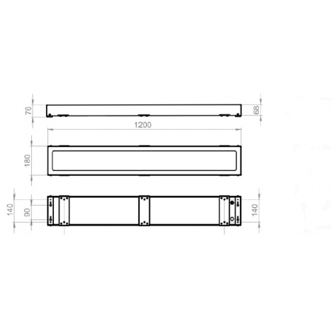 Светильник офисный FG 180 38W IP65 N