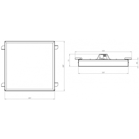 Светильник офисный FG 300 40LED 0,3A 30W