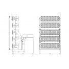 Светодиодный светильник FG 100 DALI 36LED 500W