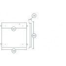Светодиодный светильник FG 595 24LED 0,35A 37W IP54 Грильято