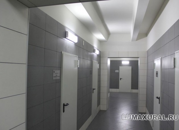 Светодиодное освещение административно-бытового комплекса